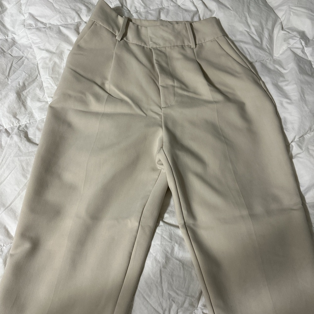 Zara Womens Trouser Cream pamts